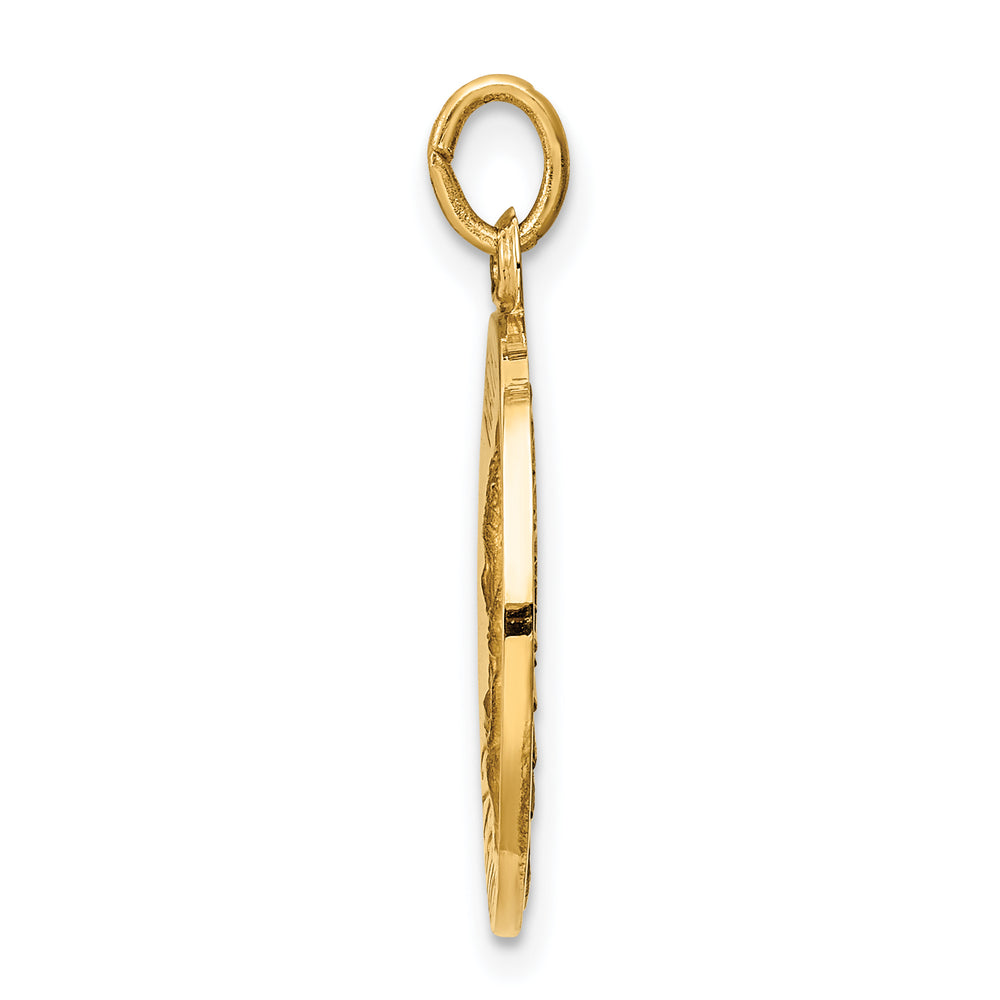 14k Matka Boska Medal Charm
