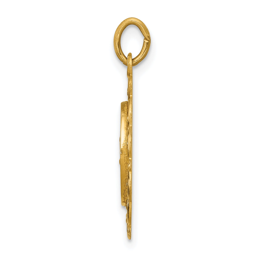 14k Our Lady of Fatima Medal Pendant