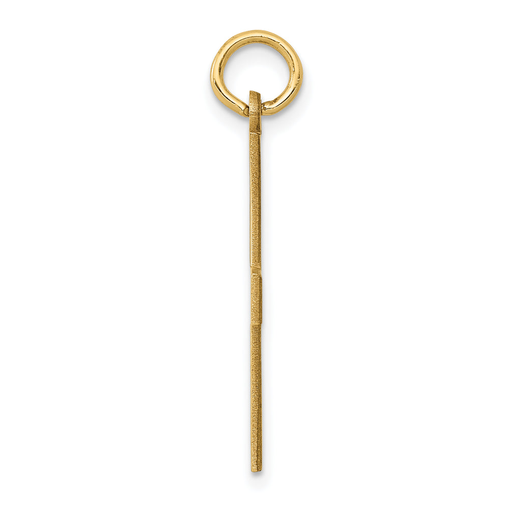 14K Laser Designed Greek Cross Pendant